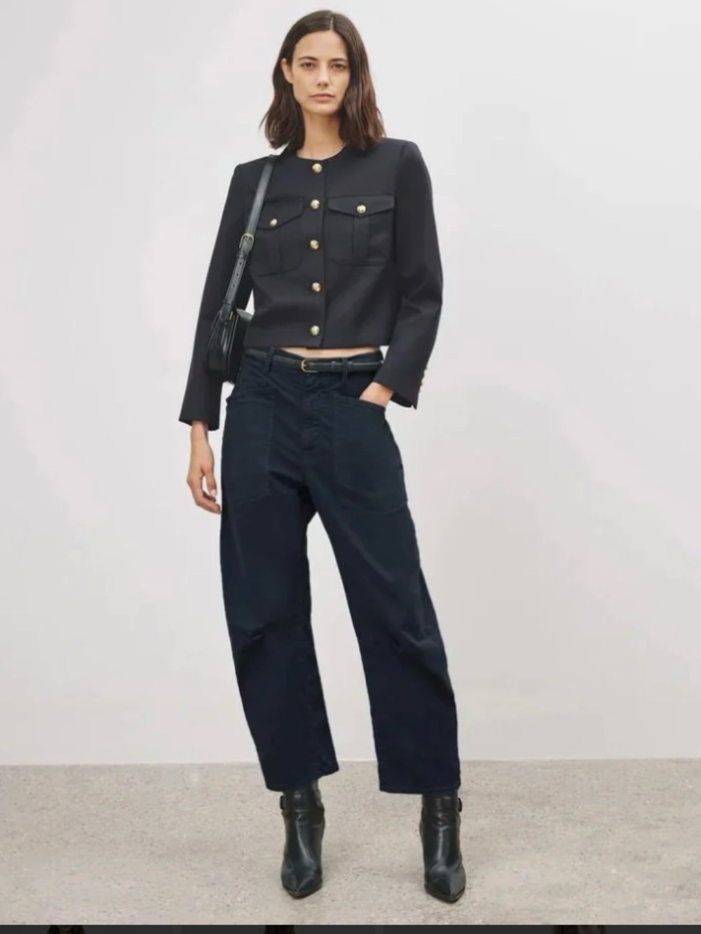 Nili Lotan Shon Pants in Midnight Blue, size 8